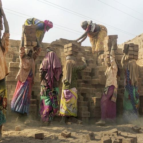Women power at the brick kiln