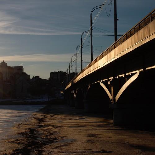 вечерний мост