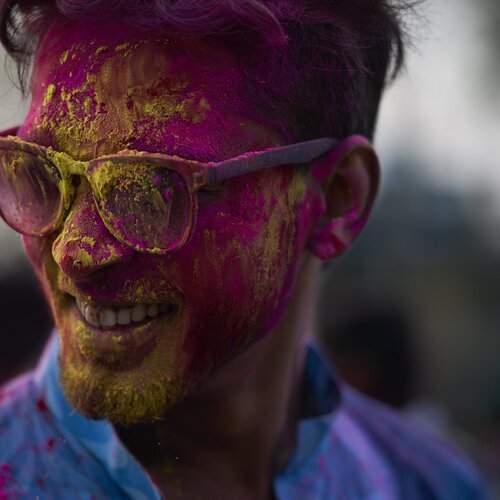Colourful Face