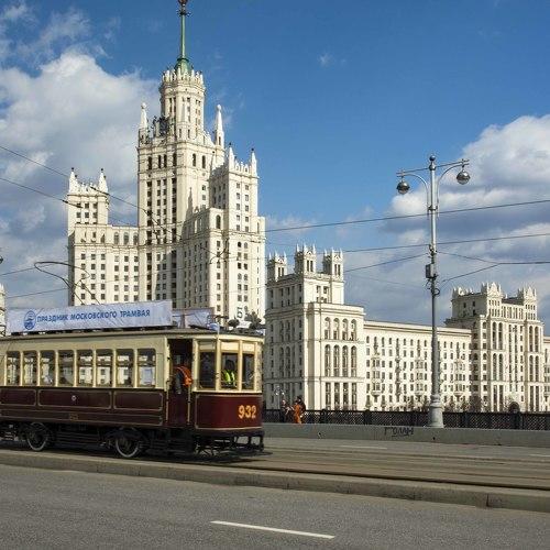Парад трамваев в Москве 2018