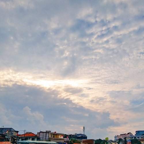 Dusk in the city