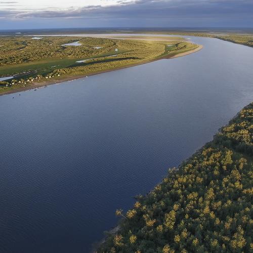 Стойбище рыбаков на р. Таз