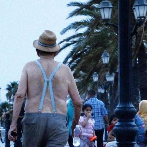 stranger in the street