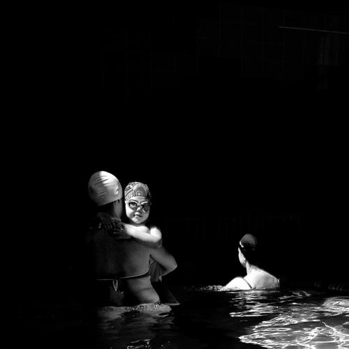 In the pool