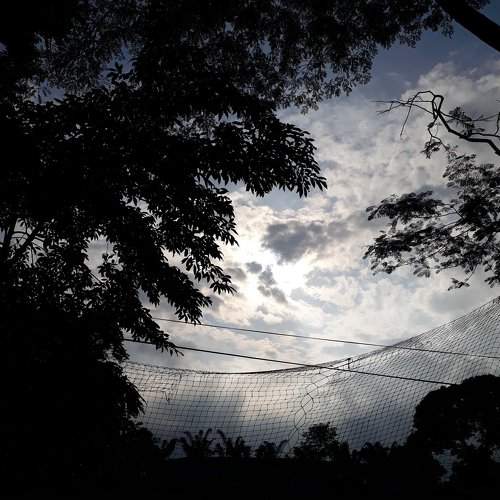 Cloud and sun...