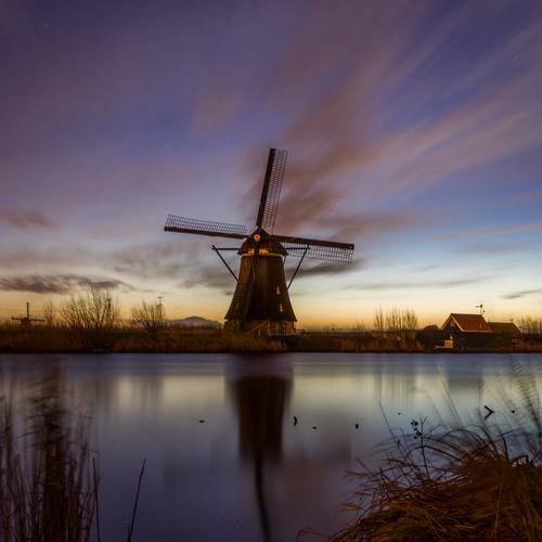 Kinderdijk first sunrise 2018