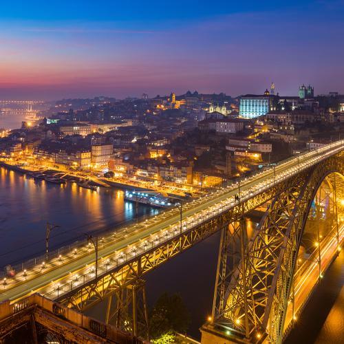 Porto after sunset...
