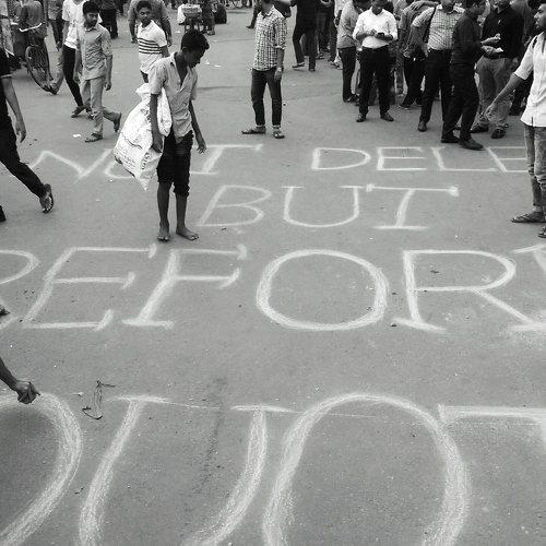 protest against the odd