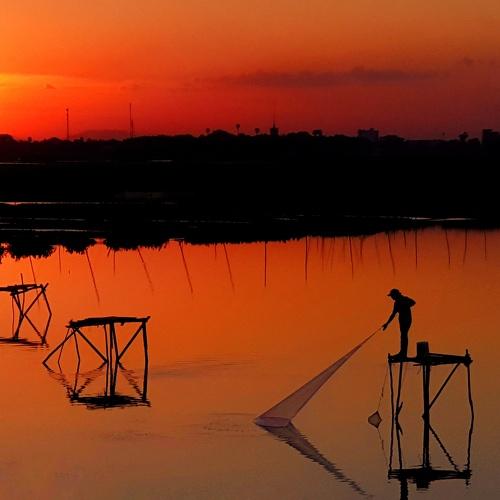 Fisherman and The Sunset