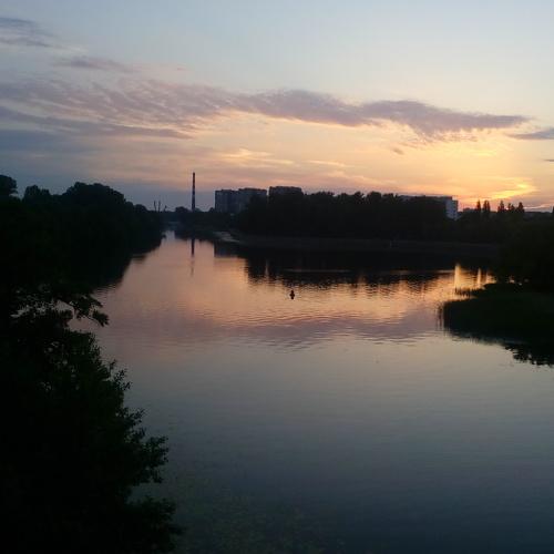 Charming sunset