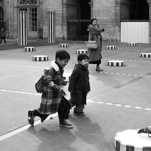 Children and birds