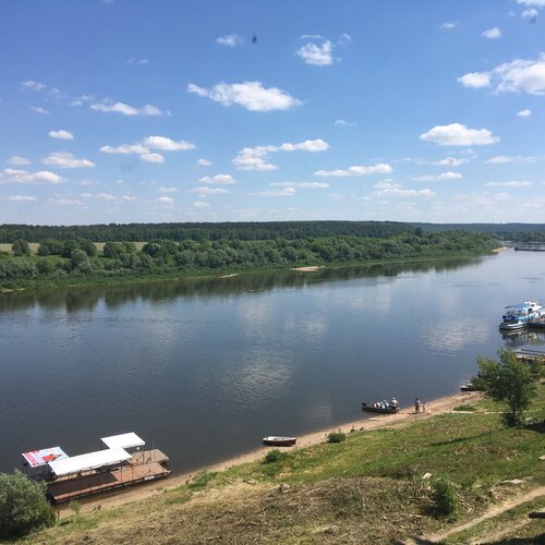 Таруса Калужская область река Ока