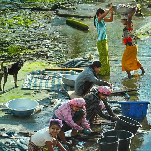 Fishing work area