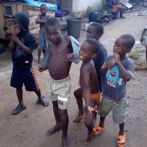 Starving children