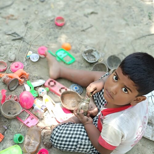 Boy with Toy
