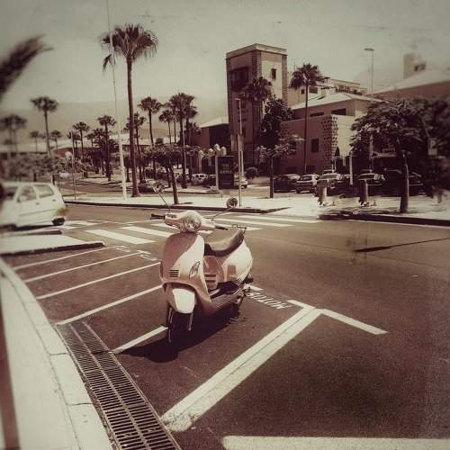 Bike Vespa in Spain
