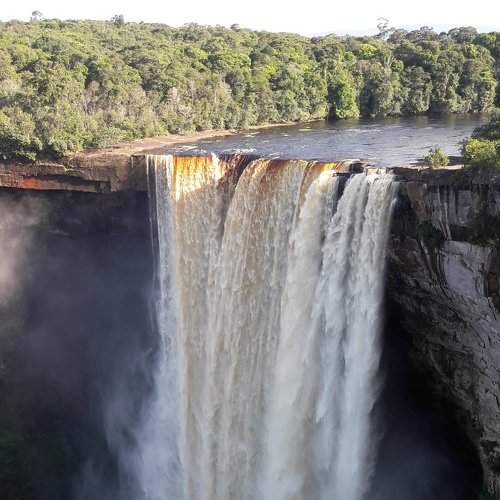 The Majestic Kaieteur Waterfall