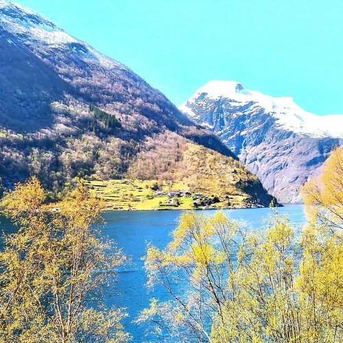 Flam  port,   Norway