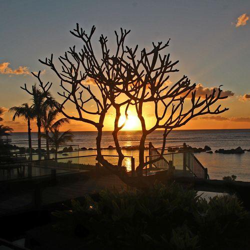 Sunset from Westin Turtle Bay Hotel Mauritius