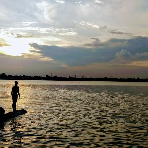 Sunset, Silhouette