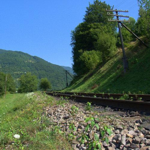 Following the railroad...