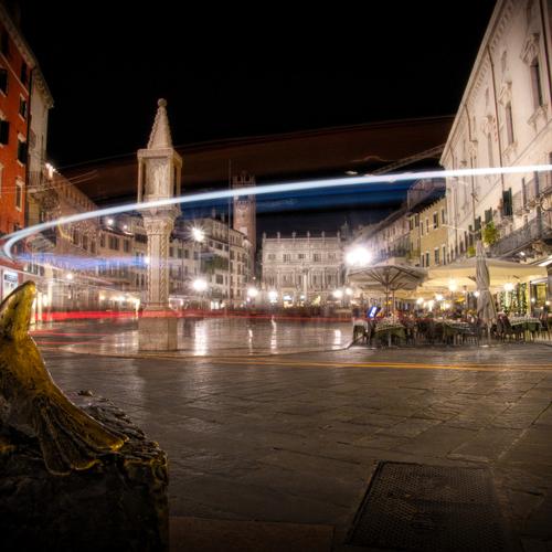 Piazza Erbe by night