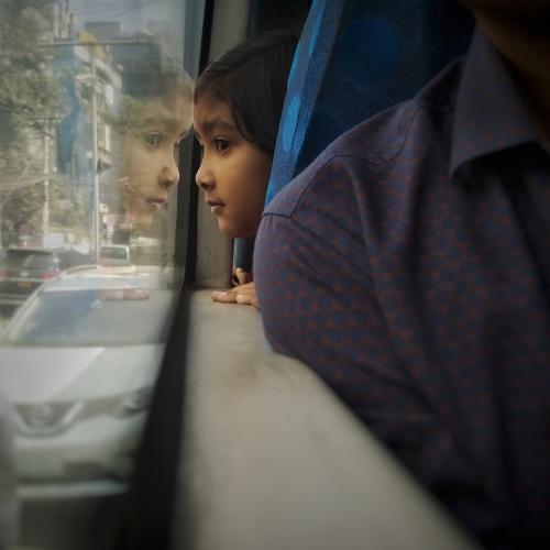 Reflection in mirror