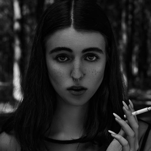 Smoking girl