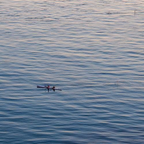 Kayak on an ocean