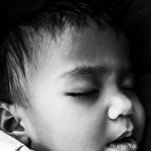 Baby Monochrome protrait