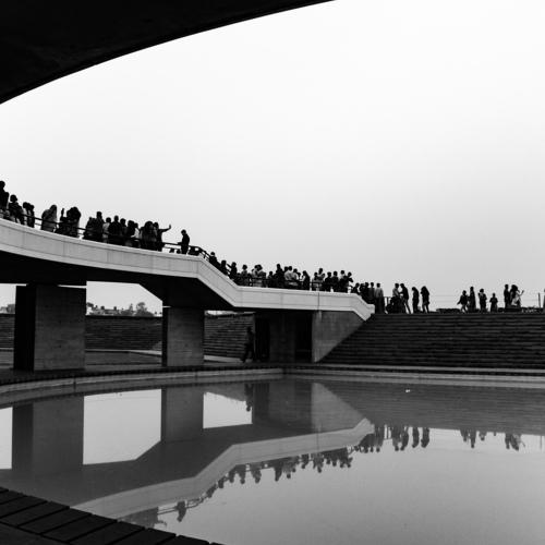 Walkway of Lotus Temple