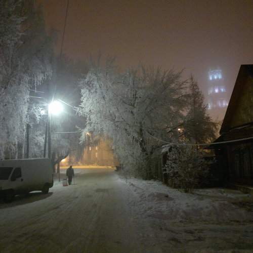 Туман в городе