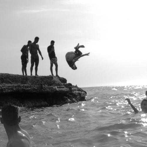 Kids at Pier