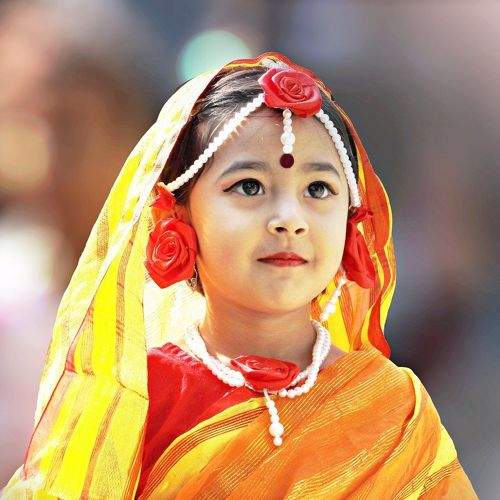 the smily girl