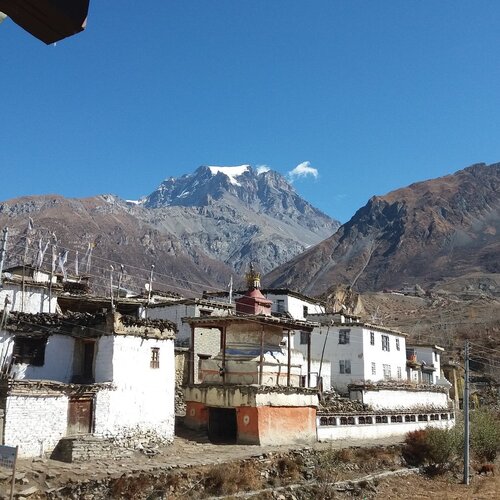 jharkot village with himalaya