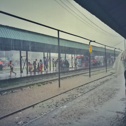Rain Coverage for a Poor Worker.
