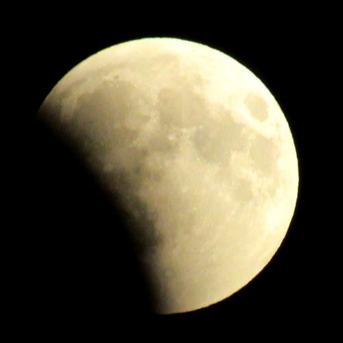 The moon eclipse