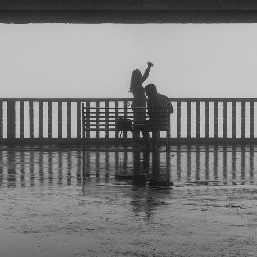 Selfie in the fog