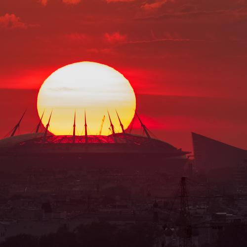 Закат в Санкт-Петербурге