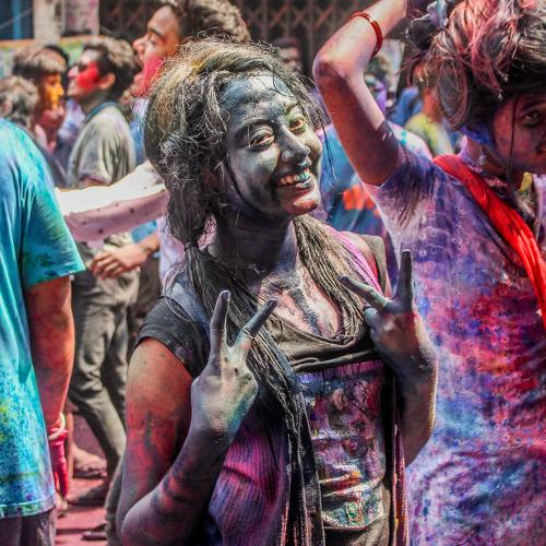 Color smile laugh