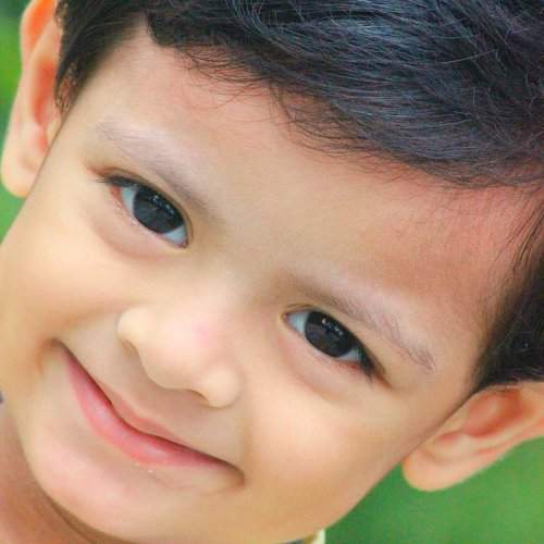 Baby smile