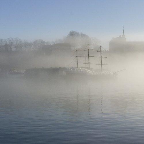 Oslo in the mist