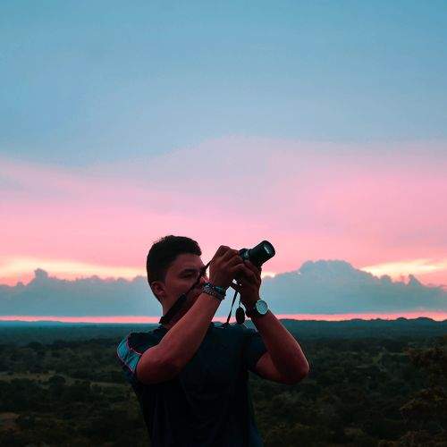atardecer magenta