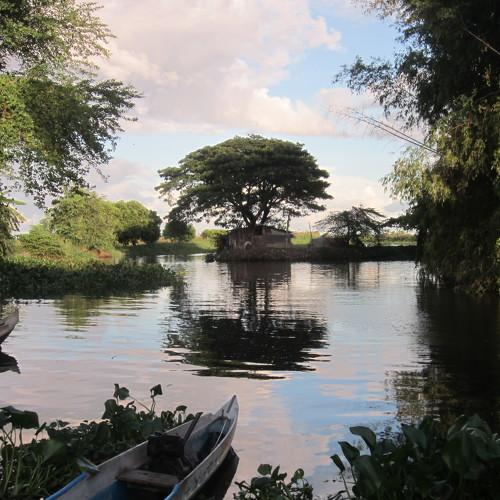 Little boat on the river