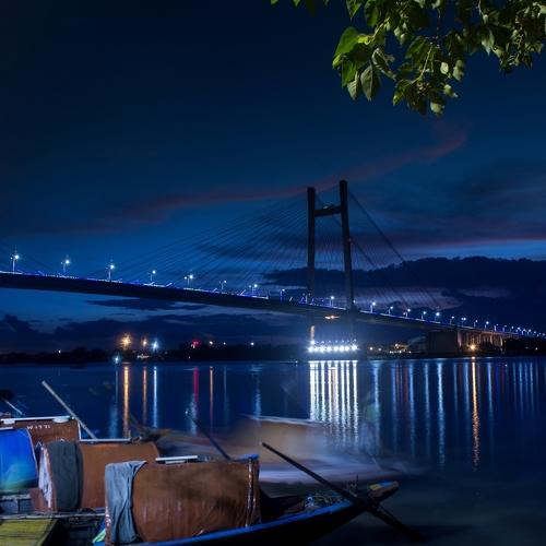 Vidyasagar Setu at blue hours