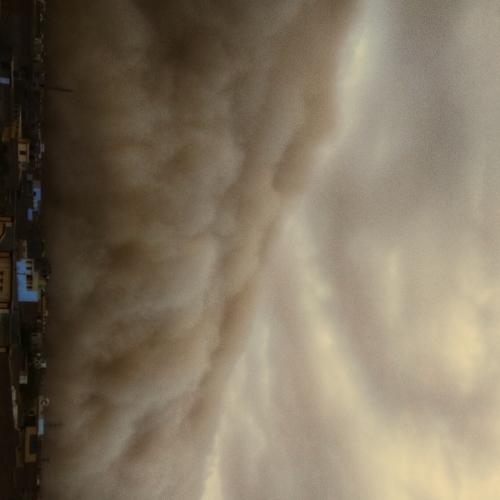 Dust storm in Rajasthan (India)