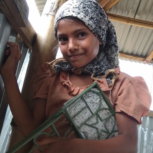 A Rohingya Orphaned Child