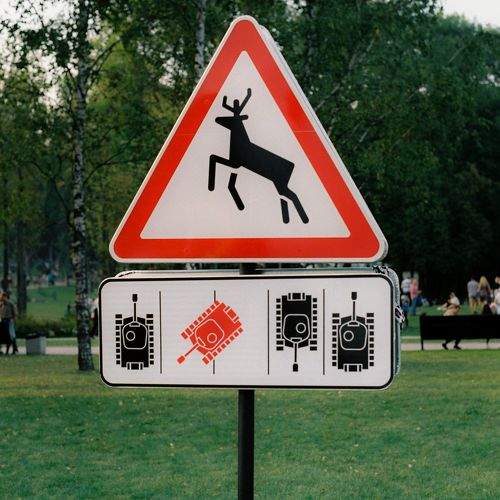 Warning! Deer...