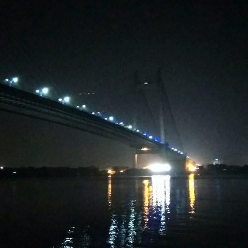 Prinsep ghat in the night