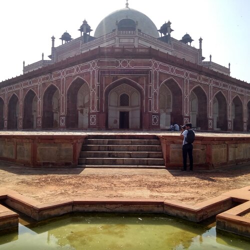 Humayun's Tomb - Water Reflection